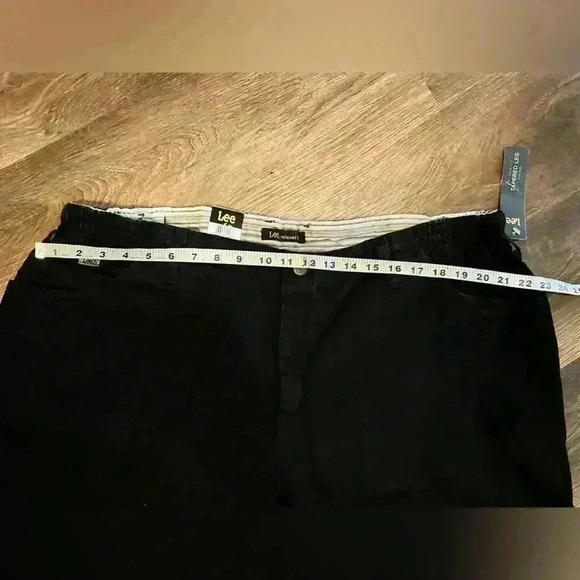 Lee Black Elastic Waist Denim Jeans size 26wide (medium) - Picture 6 of 10